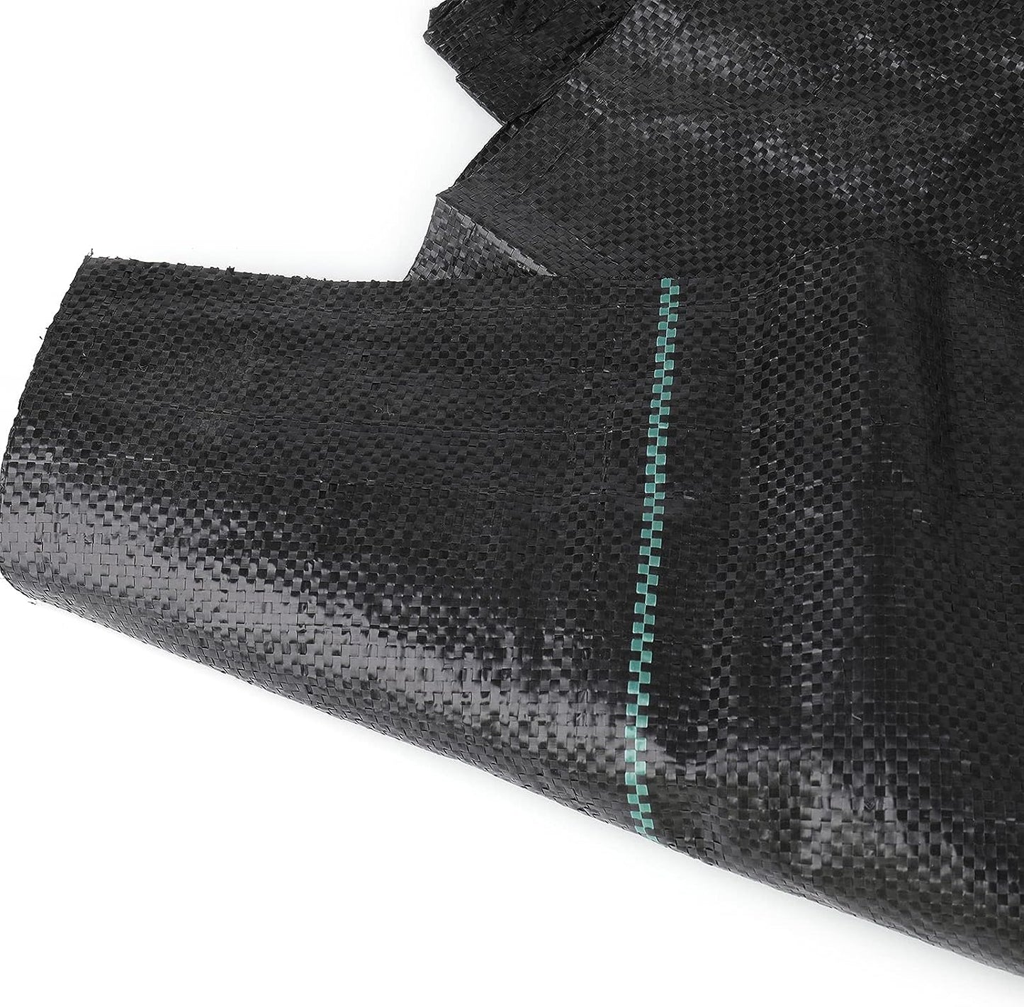 FERRET Vinyl ground cloth 3 x 100 Feet Garden Weed Barrier Landscape Fabric, 3oz Heavy Duty Weed Block Gardening Mat Ground Cover Weed Cloth for Flower Bed, Mulch, Easy Setup, Superior Weed Control, Eco-Friendly