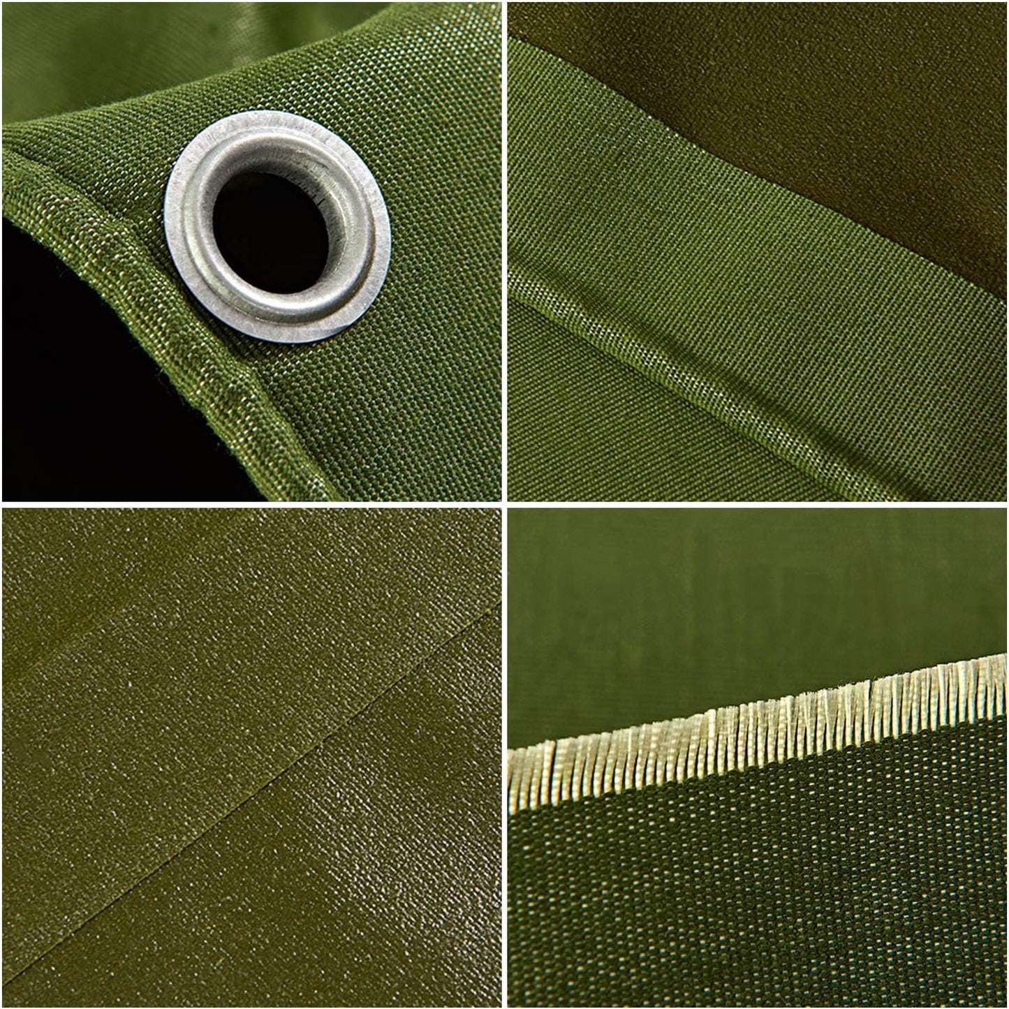 FERRET Canvas tarpaulins Tarp Canvas,Heavy Duty Tarp Canvas Tarp Tarp Waterproof Outdoors Canvas Tarps Truck Tarp Water Resistant UV Resistant Tarpaulin Cover for Car Boat Camping Firewood Woodpile