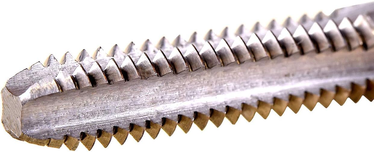 VULTURE Hand tools, namely, taps M8X1.25B Hand Thread Taps Metric Bottom Taps HSS M2 Taps Pitch 1.25 mm FULLY GROUND RIGHT HAND; HBM02W00R08