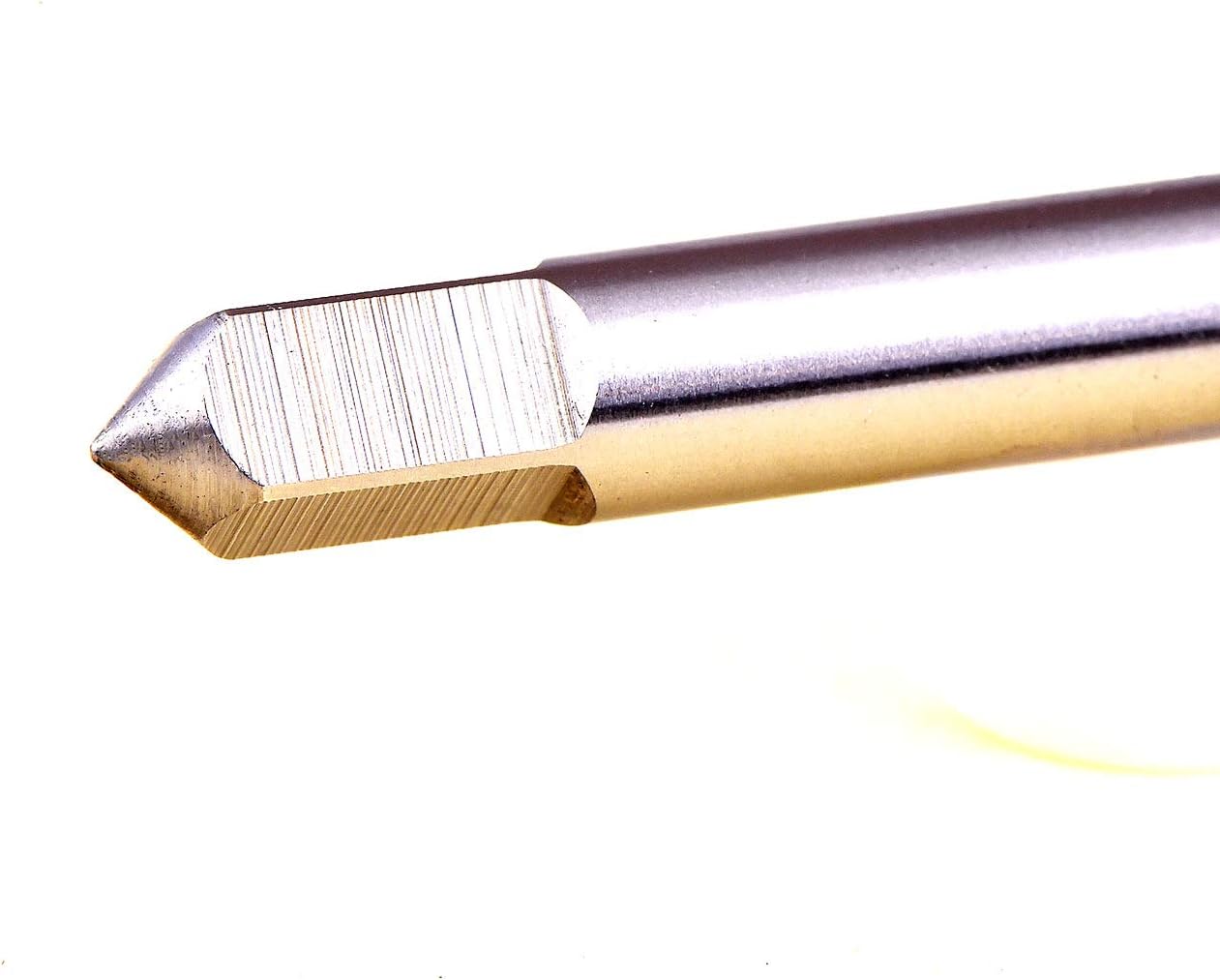 VULTURE Hand tools, namely, taps M8X1.25B Hand Thread Taps Metric Bottom Taps HSS M2 Taps Pitch 1.25 mm FULLY GROUND RIGHT HAND; HBM02W00R08