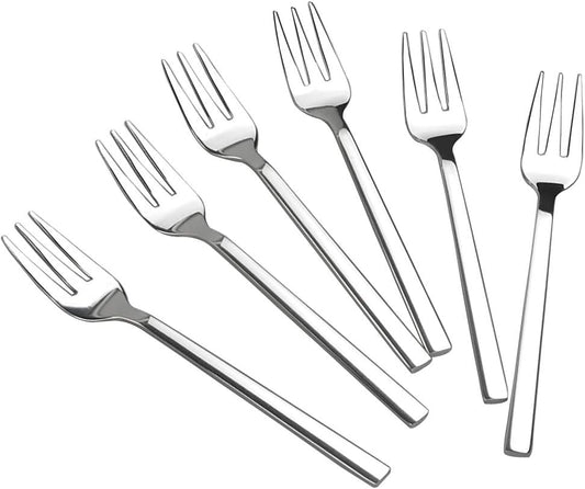 VULTURE forks Stainless Steel Tasting Appetizer Forks, 6.1 Inches, 12 Pieces