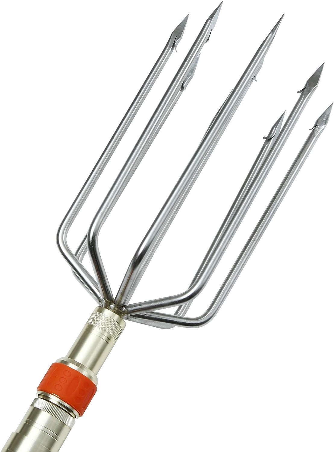VULTURE Harpoons for commercial fishing 59~236inch 5~9 Prong Harpoon Gaffs Barbed Diving Spears Gig, Telescopic Locking Fishing Rod Harpoon Pole with 8mm Thread